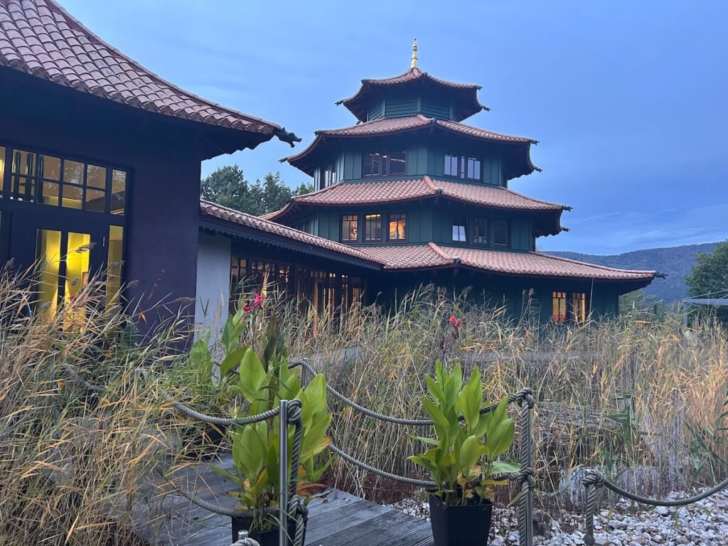 Yoga-Pagode im Spirit & Spa Hotel Birkenhof